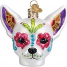 Dia De Los Muertos Dog Blown Glass Christmas Ornament by Old World Christmas
