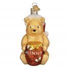 Winnie the Pooh Blown Glass Christmas Ornament by Old World Christmas--#12703