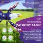18" Patriotic EAGLE WhirliGig Wind Spinner by Premier Kites & Designs #21894