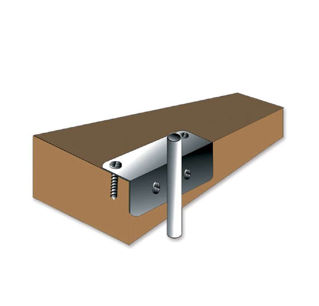 DECK MOUNT for 1/2" Diameter Pole Size-by Premier Kites #23928