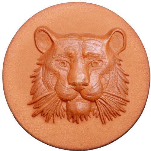 RYCRAFT 2" Keep it Soft-Brown Sugar Saver-TIGER- Works as Cookie Stamp