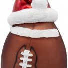 Kurt Adler Noble Gems™ Football With Santa Hat Glass Ornament #NB1835