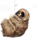 Furry Sloth Christmas Ornament by Kurt Adler 4 Inches--#C4865 Brown