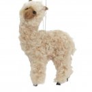 Furry Alpaca Christmas Ornament by Kurt Adler 4.5 Inches--#C4866 Tan