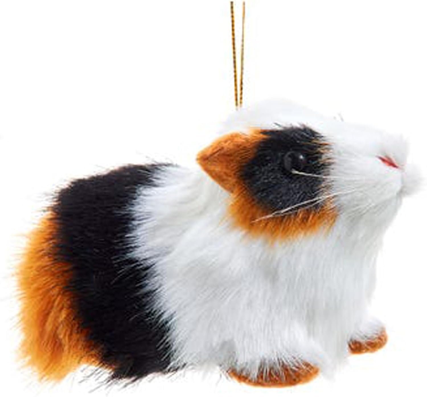 Furry Guinea Pig Christmas Ornament by Kurt Adler 6 Inches Long--#F2270