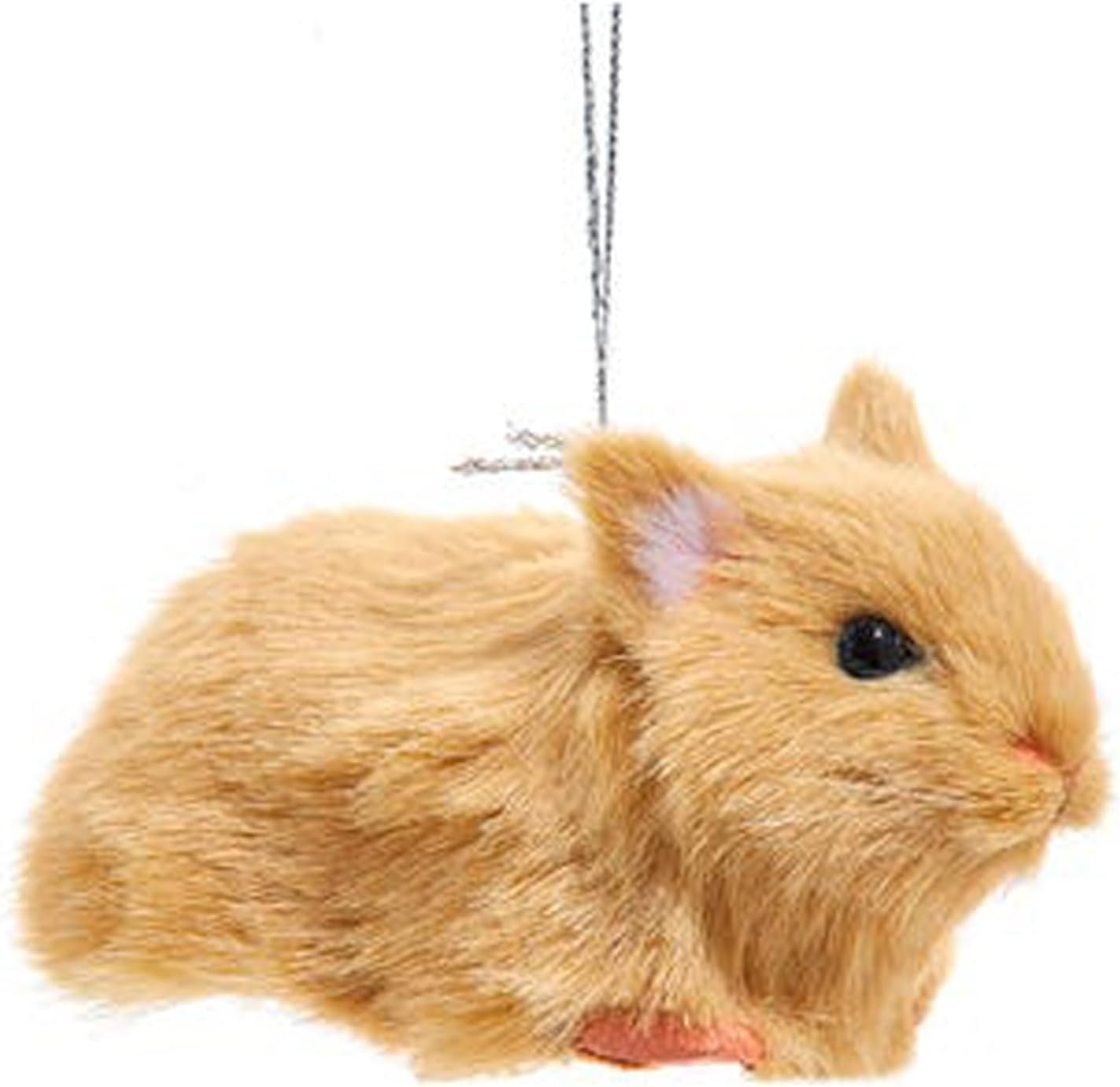Furry Hamster Christmas Ornament by Kurt Adler 5 Inches Long--#F2271
