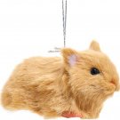 Furry Hamster Christmas Ornament by Kurt Adler 5 Inches Long--#F2271
