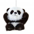 Furry Panda Bear Christmas Ornament by Kurt Adler 3 Inches High--#F2052