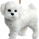 Furry Dogs Christmas Ornament by Kurt Adler #2242--3" by 4"--Bichon Frise
