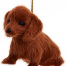Furry Dogs Christmas Ornament by Kurt Adler #2242--3" by 4"--Red Dachshund