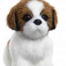 Furry Dogs Christmas Ornament by Kurt Adler #2242--3" by 4"--Shih Tzu Brown/White