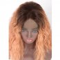 Pink Lace Front Wigs Short Bob Waye Synthetic Lace Front Wig Curly Hair for Women 14 Inch