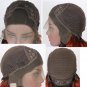 Pink Lace Front Wigs Short Bob Waye Synthetic Lace Front Wig Curly Hair for Women 14 Inch