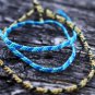 Colourful handmade leg bracelet