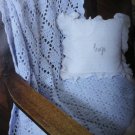 Crochet blue baby boy diamond blanket