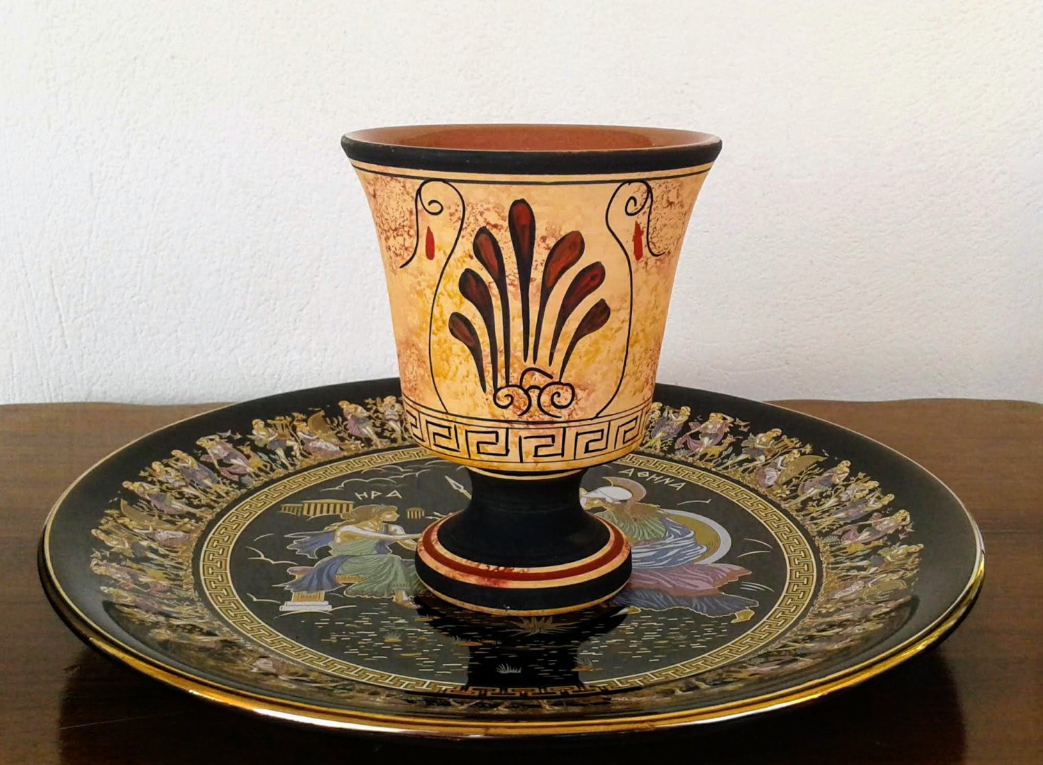 Pythagoras cup, Fair cup, Museum Copy, engraved in hand, depicts God ...