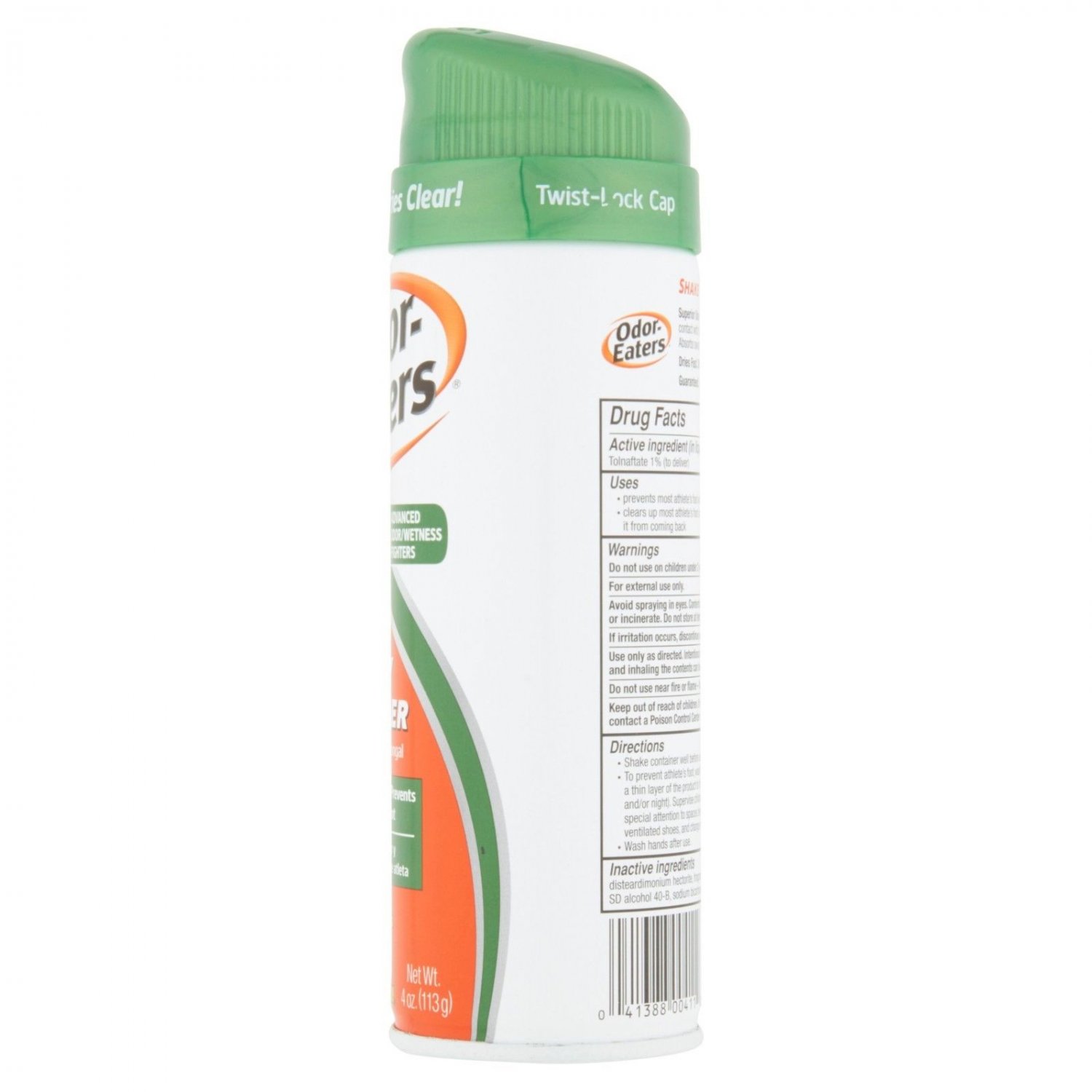 OdorEaters Deodorant Foot Spray, Eliminates Odor, Antifungal, 4 oz.