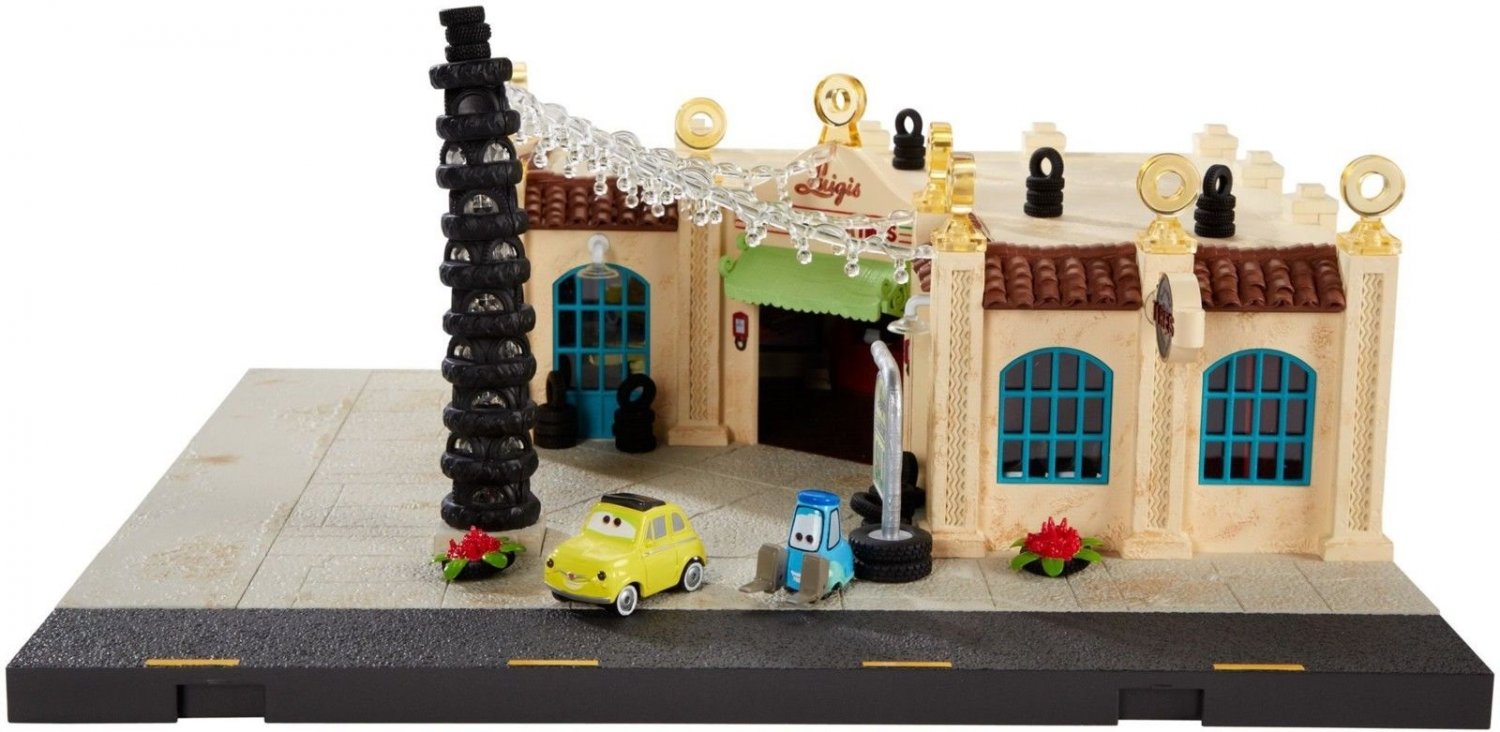 Disneypixar Cars Precision Series Luigis Casa Della Tires Playset 6264