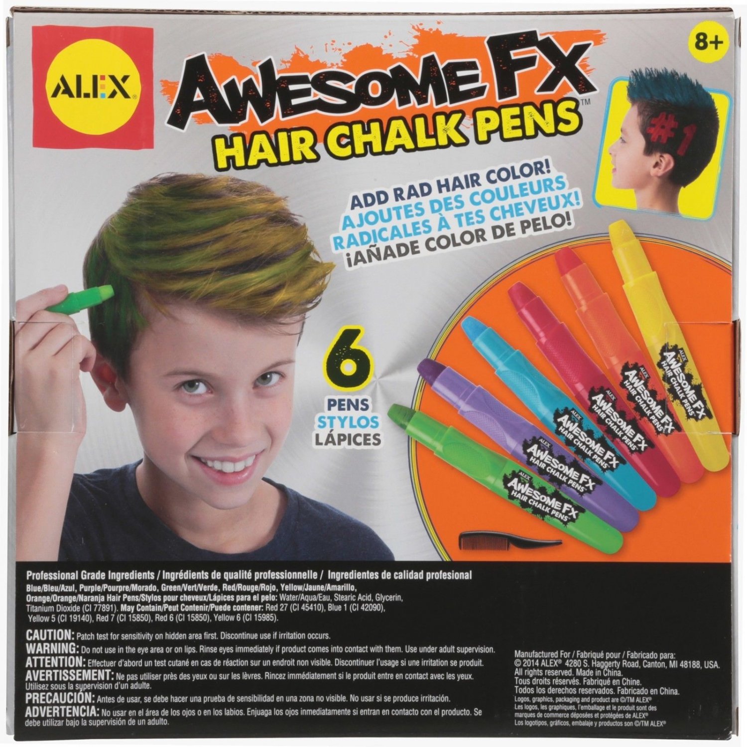 ALEX Toys Awesome FX Hair Chalk Pens