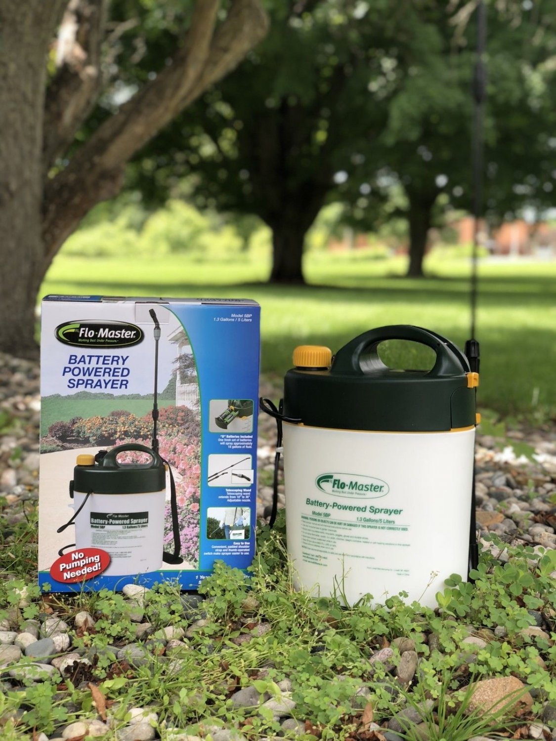 R. L. Flomaster Portable Battery-Powered Sprayer w ...