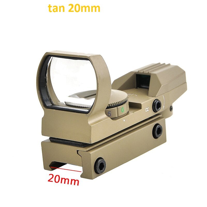 Hot 20mm Rail Riflescope Hunting Optics Holographic Red Dot Sight Reflex 4