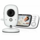 bestforyou11 2Way Talk Camera 3.2inch Digital Wireless Baby Monitors Night Vision Video Audio Camera