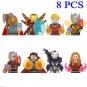 08 Pcs Star Wars Minifigures Lego Compatible Clones Jedi Sith The 