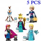 Disney Frozen Princess Elsa Anna anime bricks Minifigures Lego Compatible toys for kids gifts