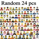 Pack of 24 Randam Minifigures Logo compatible Action Figures Building Blocks Toy set Gift for kids