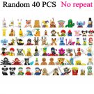 Pack of 40 Randam Minifigures Logo compatible Action Figures Building Blocks Toy set Gift for kids