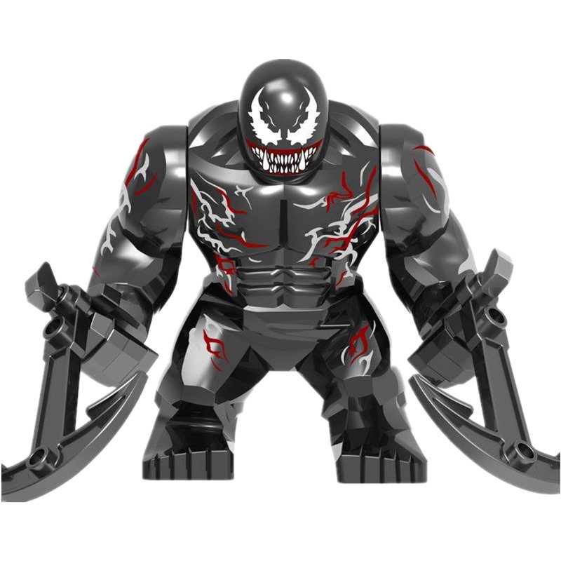 Riot Symbiote with Swinging Scythe Minifigures Lego Compatible Action ...