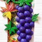 Grape Wall Hanging Handmade paper crafted Home/Wall Decor