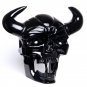 12" Stunning Giant Obsidian Skull hand-carved crystal Skull Skeleton Only 1 NH1