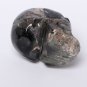 2.8" Rare Natural Green Ghost Phantom Quartz Crystal Skull Healing Skeleton TL5