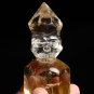 Multi Pointed NATURAL Quartz Crystal Skull Carved Wand/Point Healing N139
