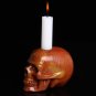4.2" Natural Red Jasper  Crystal Skull Candlestick,Reiki Healing meditation TZ2