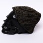 4.1" Amazing Natural Copper iron ore skull,Quartz Crystal Skull hand-carved  Y11