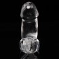 NATURAL Clear Crystal Penis  worship Polished Quartz Massage Wand Dick 999