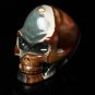 2.8" Stunning  OCEAN JASPER Hand Carved Mayan Alien Crystal Skull Healing YH1