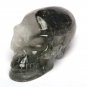 4.6" green phantom crysta  skull,Alien Skull,Garden Crystal,Crystal Healing TY12