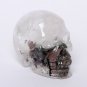 2.3" Green Quartz Skull Crystal Gemstone Specimen Reiki Chakra Metaphysical TL4