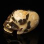 2.7" Natural Agate Crystal Cave skull, Crystal Skull ,Crystal Druse Healing N61
