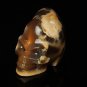2.7" Natural Agate Crystal Cave skull, Crystal Skull ,Crystal Druse Healing N61