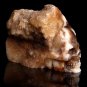 Pretty 3" Natural Quartz Crystal Skull Druse Cluster point Flash stars mine TS9