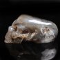 5" Rare Natural Agate Quartz Crystal Skull Skeleton Alien EXTRATERRESTRIAL ET M1