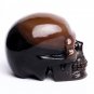 Hand-carved ocean jasper Crystal Skull Gem Stone Skeleton reiki healing TH2