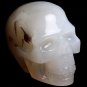 2" Gemstone reiki Crazy Lace Agate CRYSTAL SKULL Laughter! Increase Energy! TM2