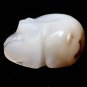 2" Gemstone reiki Crazy Lace Agate CRYSTAL SKULL Laughter! Increase Energy! TM2
