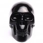 104g Natural obsidian crystal quartz Skull Hand Carved Crystal Polished Reiki TH
