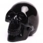104g Natural obsidian crystal quartz Skull Hand Carved Crystal Polished Reiki TH
